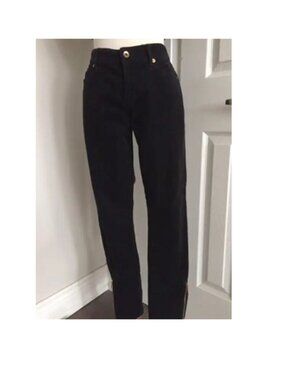 Woman's Juicy Couture Jeggings Black Ankle Zip Skinny Jeans 28